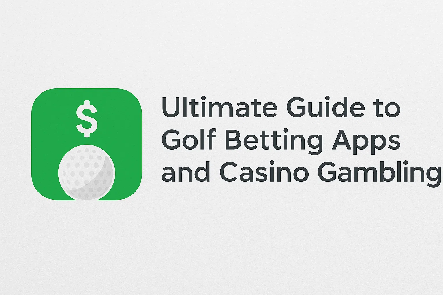 Ultimate Guide to Golf Betting Apps and Casino Gambling